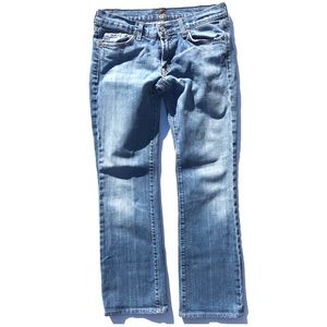 7 For All Mankind Women's Boot Cut Jeans - Light Blue Wash